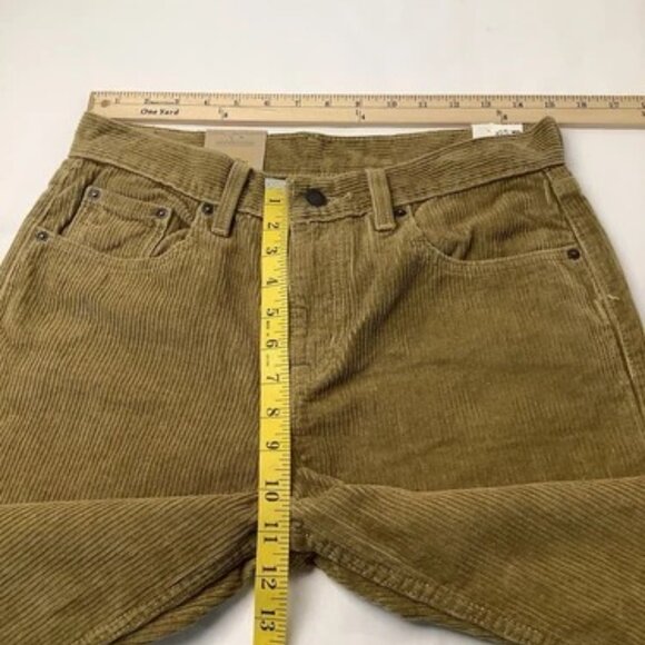 Levis Low Pro Mid Rise Straight Leg Corduroy Jeans Size 28X30 - Picture 7 of 9